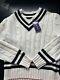 $1495 Ralph Lauren Men's Medium Cashmere Cricket Sweater Purple Label Nwt