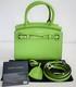 $1790 New Ralph Lauren Collection Green Kiwi Leather Mini Rl50 Satchel Handbag