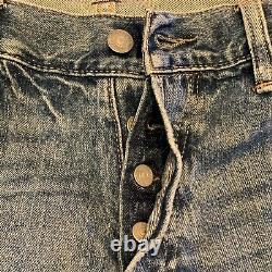 $198 Polo Ralph Lauren Sullivan Slim Men 34x30 Distressed & Patch Denim Jean Nwt