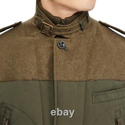 $2,695 Ralph Lauren Purple Label RLX Down Panel Wool Vest Puffer Jacket Coat NWT