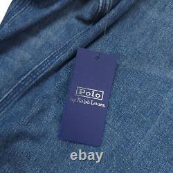 $228 Polo Ralph Lauren Classic Fit Denim Corduroy-Collar Shirt Mens Size Medium