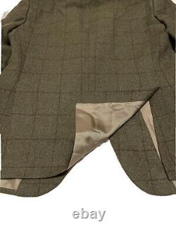 $2295 Mens Ralph Lauren Purple Label New Olive PFA Core 1 Suit Jacket 42 R