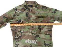 $248 New Men's Polo Ralph Lauren Camo Military Button Shirt USRL Field Jacket XL