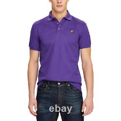 $350 Ralph Lauren Purple Label Pony Equestrian Custom Slim Fit Pique Polo Shirt