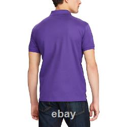 $350 Ralph Lauren Purple Label Pony Equestrian Custom Slim Fit Pique Polo Shirt