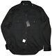 $395 New Ralph Lauren Black Label Military Dress Shirt L Slim Fit Stretch