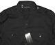 $395 New Ralph Lauren Black Label Military Dress Shirt L Slim Fit Stretch