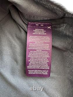 $395 New Ralph Lauren Purple Label Blue Washed Pique Spread Collar Shirt Small