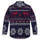 $398 Nwt Polo Ralph Lauren Men's Classic Fit Holiday Jacquard Workshirt Medium M