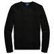$398 Nwt Polo Ralph Lauren Men's Crewneck Cable-knit 100% Cashmere Sweater Large