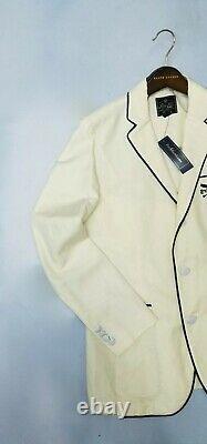 $495 Polo Ralph Lauren Men's Natural Radcliffe LINEN Sport Coat/Blazer SZ40-R