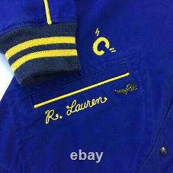 $498 Polo Ralph Lauren Men Sportsman Letterman P-Wing Varsity Baseball Jacket