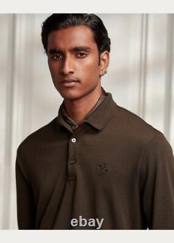 $550 Ralph Lauren Purple Label Pony Equestrian Wool Pique Polo Shirt Sweater NWT
