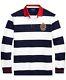 5xbpolo Ralph Lauren Men's Stripe Iconic Rugby Classic Fit Polo Shirt