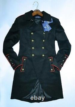 $798 RALPH LAUREN BLUE LABEL WOMEN OFFICER'S MILITARY JACKET/BLAZER Size6