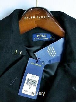 $798 RALPH LAUREN BLUE LABEL WOMEN OFFICER'S MILITARY JACKET/BLAZER Size6