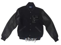 BRAND NEW Polo Ralph Lauren Black Iconic Letterman Jacket SIZE M L XL
