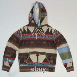 BRAND NEW Polo Ralph Lauren Men's Southwestern Inspired Fleece Hoodie