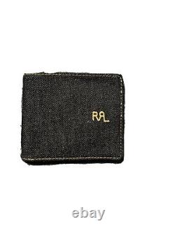 Brand New Box Ralph Lauren RRL Double RL Selvedge Indigo Denim Bifold Wallet