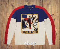 Brand New Polo Ralph Lauren Ski 92 Classic Fit Wool Blend Sweater Size 2xl