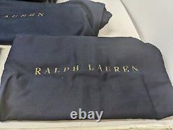 Brand New! Ralph Lauren Black Leather Shoulder Handbag Purse With Dust Bags (83)