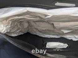Brand New! Ralph Lauren Black Leather Shoulder Handbag Purse With Dust Bags (83)
