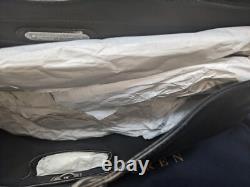 Brand New! Ralph Lauren Black Leather Shoulder Handbag Purse With Dust Bags (83)