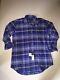 Brand New- Ralph Lauren Long Sleeve Plaid Button Down Shirt (men's Size M)