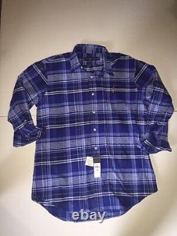 Brand New- Ralph Lauren Long Sleeve Plaid Button Down Shirt (Men's Size M)