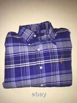 Brand New- Ralph Lauren Long Sleeve Plaid Button Down Shirt (Men's Size M)