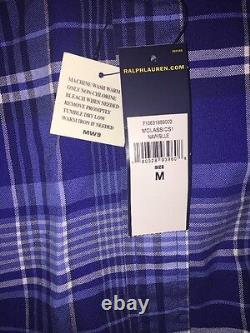 Brand New- Ralph Lauren Long Sleeve Plaid Button Down Shirt (Men's Size M)