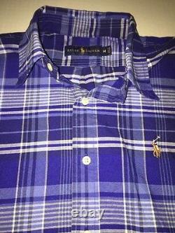 Brand New- Ralph Lauren Long Sleeve Plaid Button Down Shirt (Men's Size M)