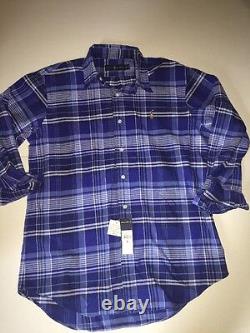 Brand New- Ralph Lauren Long Sleeve Plaid Button Down Shirt (Men's Size M)