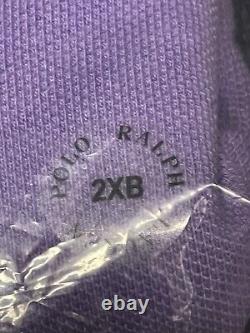 Brand New? Ralph Lauren Pony Cotton Purple (? SPRING LIL) Polo Shirt Size 2XB