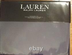 Brand New Ralph Lauren Queen Sheet Set 4pc Cotton Flannel Navy Blue