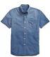 Brand New- Ralph Lauren Star Micro Print Full Button Shirt Mens (size Xxl)