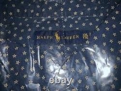 Brand New- Ralph Lauren Star Micro Print Full Button Shirt Mens (Size XXL)