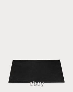 Brennan Small Leather Desk Blotter Navy Ralph Lauren Home-New In Box