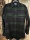 Bruce Boyer Collection Ralph Lauren Plaid 100% Cashmere Shirt S Suede Elbows