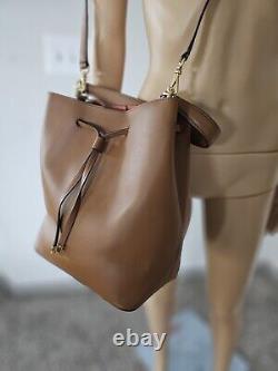 Deep rich brown color bogo handbag from Ralph lauren, brand new with its