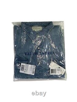 Denim & Supply Ralph Lauren Buttoned Denim Western Shirt size XL