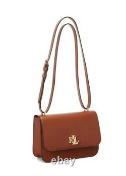 LAUREN RALPH LAUREN Sophee Small Leather Convertible Bag Lauren Tan $295