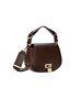 Lauren Ralph Lauren Tanner Leather Small Crossbody Bag Chestnut Brown $350