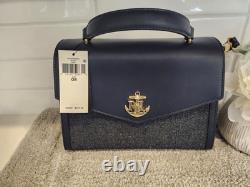 Lauren Ralph Lauren Farrah Medium Top Handle Crossbody Satchel Bag MSRP $425