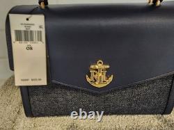 Lauren Ralph Lauren Farrah Medium Top Handle Crossbody Satchel Bag MSRP $425