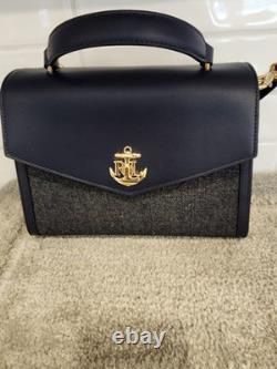 Lauren Ralph Lauren Farrah Medium Top Handle Crossbody Satchel Bag MSRP $425