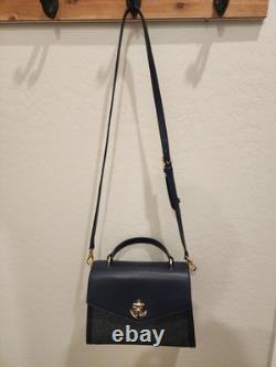 Lauren Ralph Lauren Farrah Medium Top Handle Crossbody Satchel Bag MSRP $425