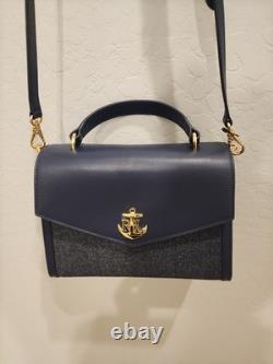 Lauren Ralph Lauren Farrah Medium Top Handle Crossbody Satchel Bag MSRP $425