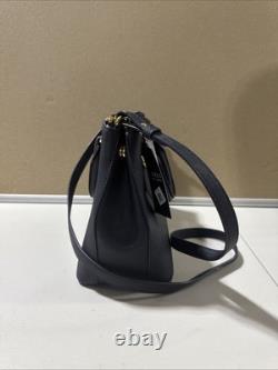 Lauren Ralph Lauren Leather Satchel Blue NWT