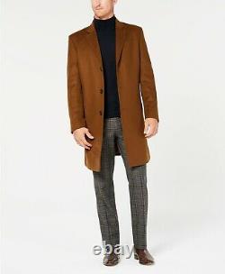 Lauren Ralph Lauren Men's Luther Luxury Blend Overcoat 46L Brown Vicuna